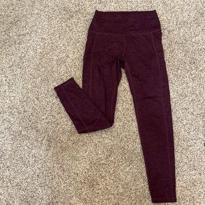Maroon Leggings